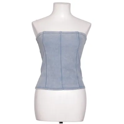 Tubtopp (Blå, Vit) från Divided by H&M Bomull, Elastan