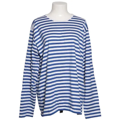 Långärmad t-shirt (Blå, Vit) från Marimekko Bomull