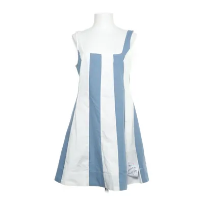 Kleid (Blau, Weiß) von ASOS Design Baumwolle, Leinen