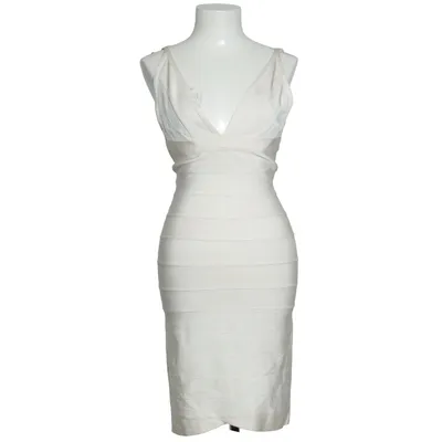 Cocktailklänning (Vit) från Herve Leger Elastan, Polyamid, Viskos