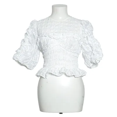 Bluse (Hvid) fra Cecilie Bahnsen Polyamid, Polyester