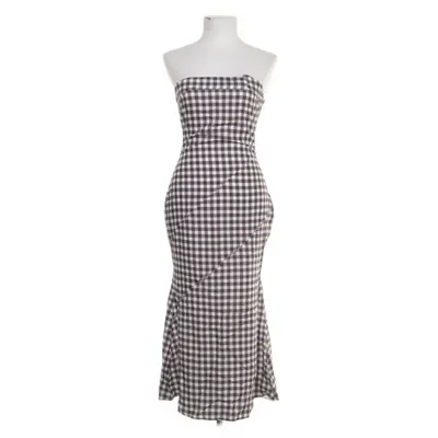 Klänning (Brun, Flerfärgad) från Adoore Linne, Polyester, Viskos