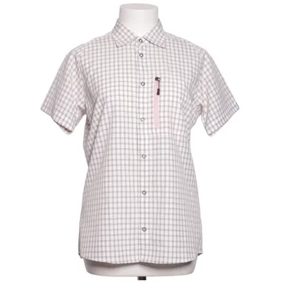 Short sleeve shirt (White, Multicolored) from Haglöfs Polyester, Viscose