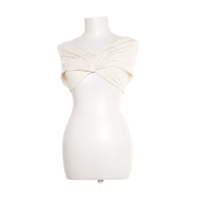 Crop top (Beige) fra Meshki Elastan, Genanvendt polyester
