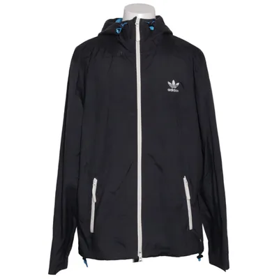 Träningsjacka (Svart, Blå) från Adidas Återvunnen polyester