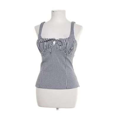 Topp (Blå, Vit) från Zara Elastan, Polyester, Viskos