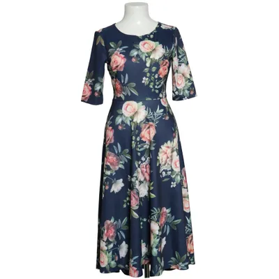 Dress (Blue, Multicolored) from Pure Female Elastane, Polyester