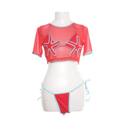 Bikini (Red, Multicolored) from Fashion Nova