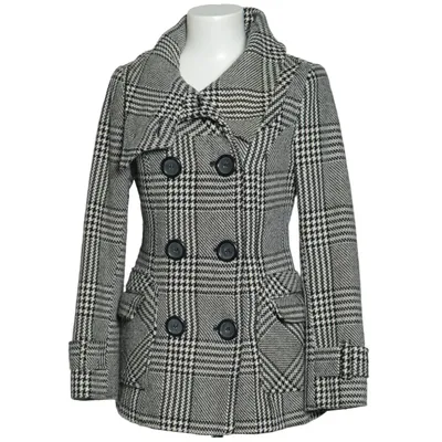 Frakke (Janet Check) fra Zoul Polyester, Uld