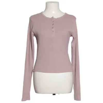 T-shirt manches longues (Rose) de Rain Essentials Élasthane, Coton biologique