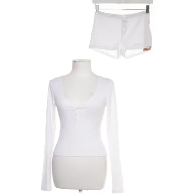 Pyjamasz (Hvid) fra Exercere Elastan, Polyester