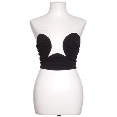 Crop top (Sort) fra Gina Tricot Elastan, Polyester
