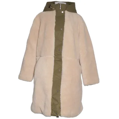 Vinterkappa (Beige, Grön) från ASOS Bomull, Polyamid, Polyester