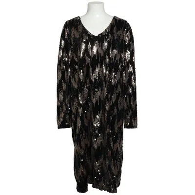 Cocktail dress (Black, Gold) from Zay Polyester, Viscose