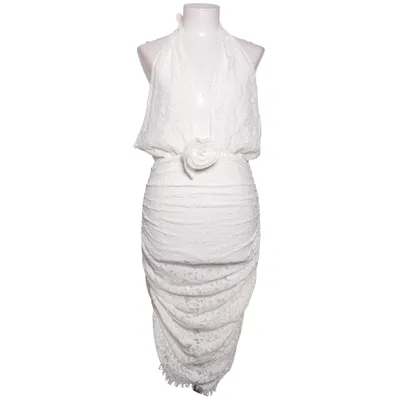 Halterneckklänning (Vit) från Love Lolita Bomull, Polyamid, Viskos