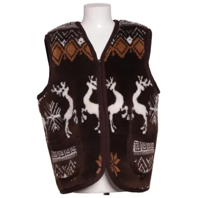 Ytterväst (Brun, Flerfärgad)