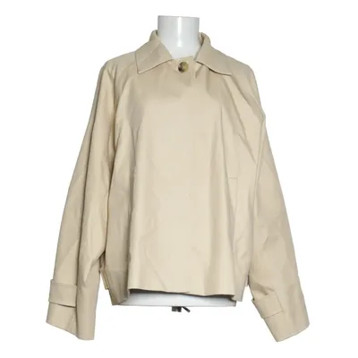 Jacket (Beige) from Mango Cotton, Polyester