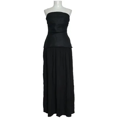 Maxikjole (Sort) fra Faithfull the Brand Bomuld, Linned, Viscose