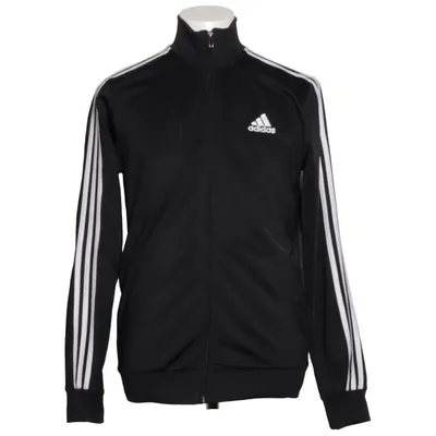 Träningsjacka (Svart, Vit) från Adidas Polyester
