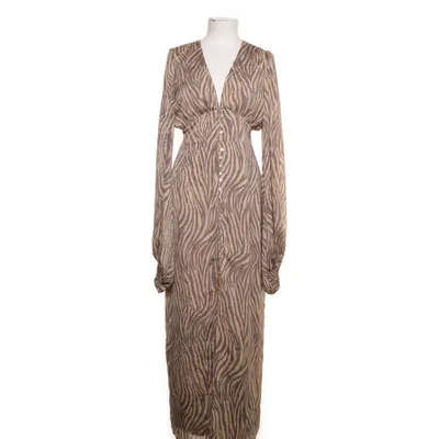 Skjortklänning (Beige, Brun) från Adoore Elastan, Polyester