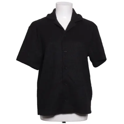 Kortärmad skjorta (Svart) från H&M Bomull, Polyester