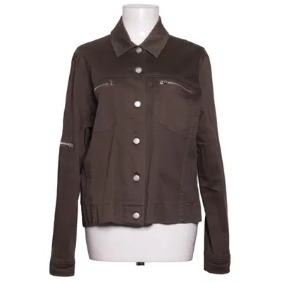 Jacket (Brown) from Jensen Women Only Cotton, Elastane