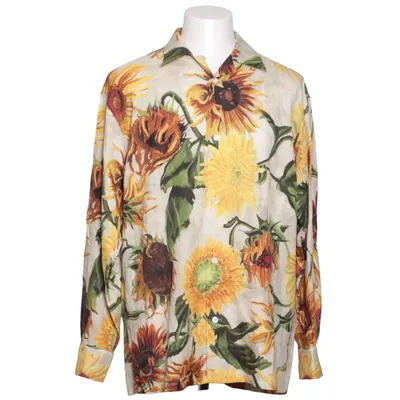 Skjorta (Gul, Flerfärgad) från GANT Silke