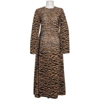 Maxi jurk (Beige, Zwart) van By Malene Birger