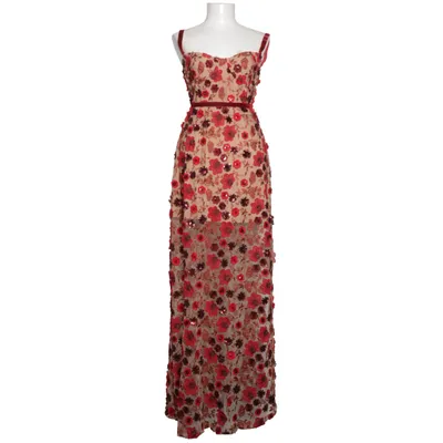 Robe de soirée (Rouge, Beige, Multicolore) de For Love & Lemons Élasthane, Polyamide, Polyester