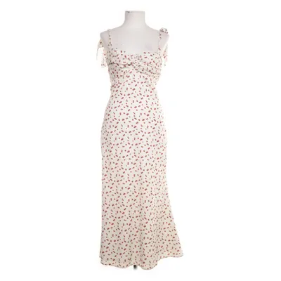 Långklänning (Beige, Röd) från Adoore Elastan, Polyester