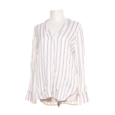 Bluse (Beige, Blå) fra Samsøe & Samsøe Viscose
