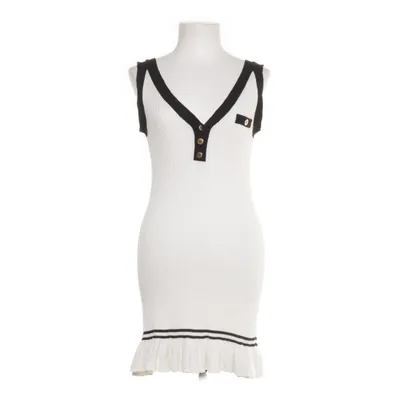 Klänning (Vit, Flerfärgad) från Miss Selfridge Akryl, Bomull