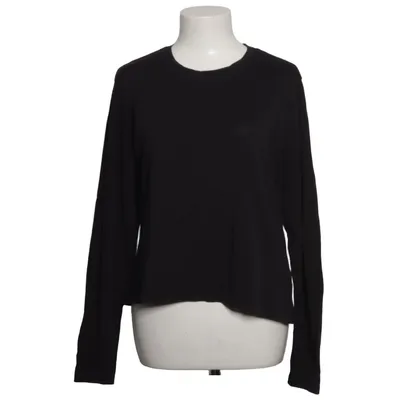 T-shirt à manches longues (Noir) de H&M Coton, Élasthane