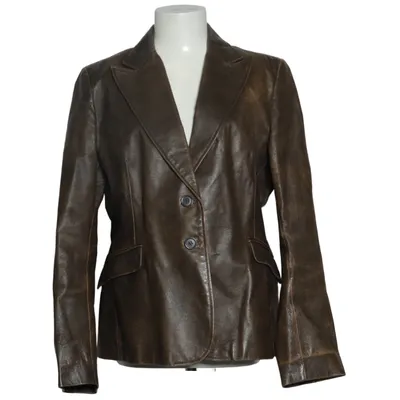 Ledersacko (Braun) von In Extenso Leder, Polyester