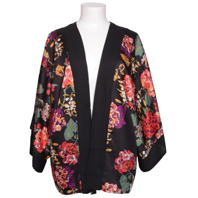 Kimono (Svart, Flerfärgad) från H&M Conscious Collection Återvunnen polyester