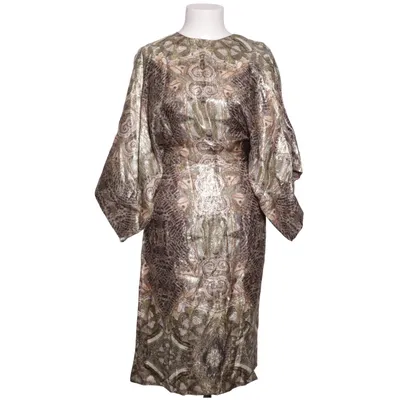Klänning (Flerfärgad) från H&M Conscious Collection Exclusive Lyocell, Metallfiber, Silke