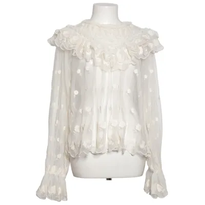 Blus (Vit) från Ulla Johnson Polyamid, Viskos