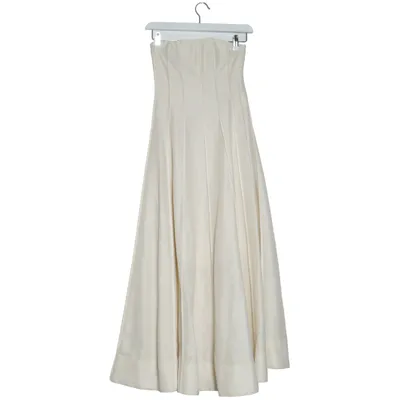 Klänning (Vit) från H&M Polyester, Lyocell, Bomull