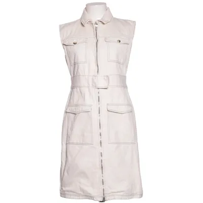 Jeansklänning (Beige) från Hosbjerg Bomull