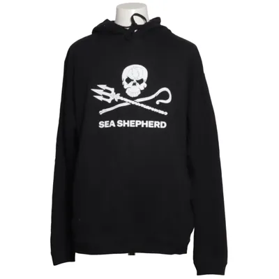 Hættetrøje (Sort) fra Sea Shepherd Økologisk bomuld