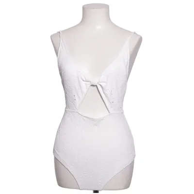 Baddräkt (Vit) från H&M Elastan, Polyamid, Polyester