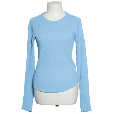 Long sleeve T-shirt (Blue) from Free People Cotton, Elastane