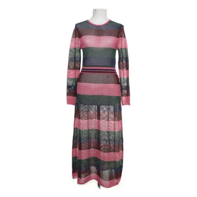 Jurk (Roze, Groen, Blauw) van Zara Knit Katoen, Metallvezel, Polyester