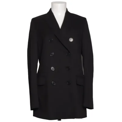 Kavaj (Svart) från Uniqlo Elastan, Polyester, Viskos, Ull