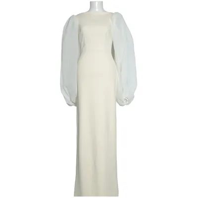 Långklänning (Beige) från Solace London Elastan, Polyester