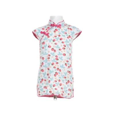 Cheongsam (Wit, Meerkleurig)