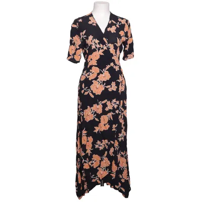 Omlottklänning (Svart, Orange) från Boii Viskos