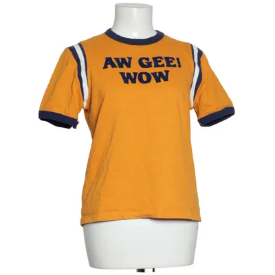 T-shirt (Gul, Blå) från Zara Bomull, Elastan