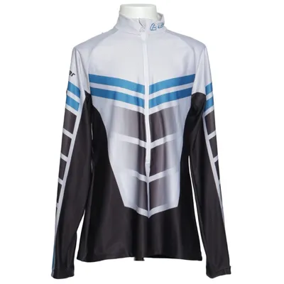 Bicycle shirt (Black, Blue, Gray) from Löffler Elastane, Polyester, Polyurethane