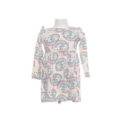 Klänning (Vit, Flerfärgad) från KappAhl Bomull